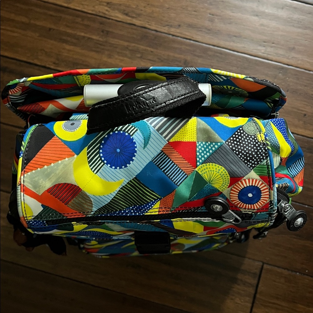SOLD Kipling Multicolor Geometric Backpack - Picture 7 of 7
